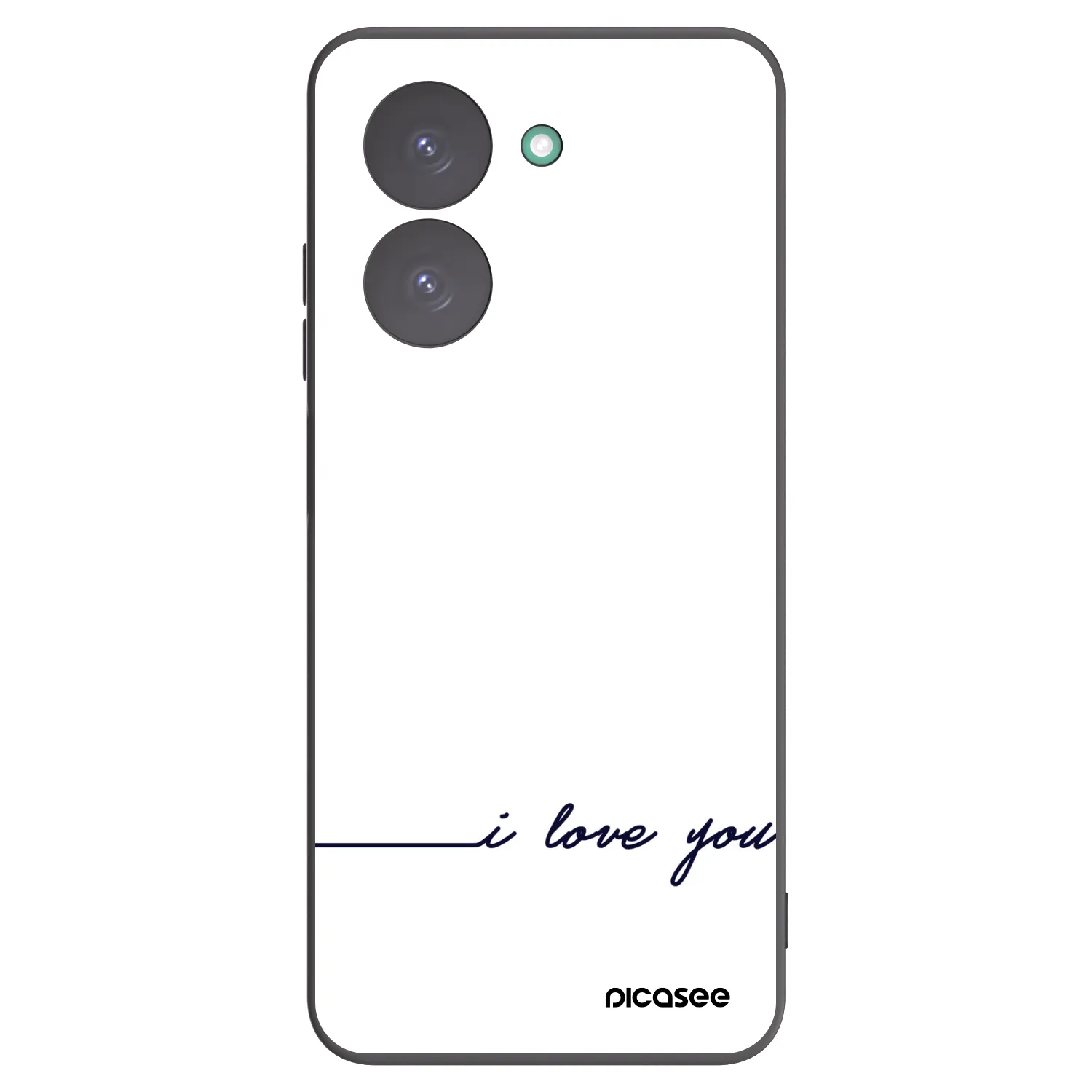 Picasee husă neagră din silicon pentru Xiaomi Redmi A5 - I love you