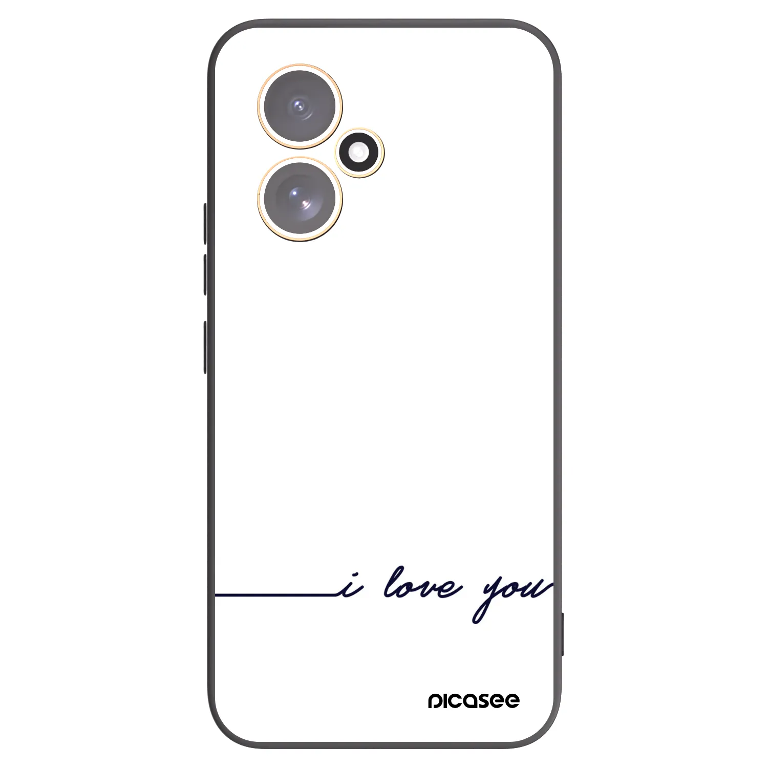 Picasee husă neagră din silicon pentru Honor 400 5G - I love you