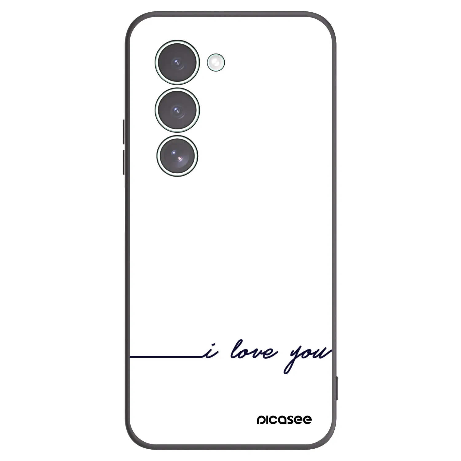 Picasee husă neagră din silicon pentru Xiaomi Redmi 15 5G - I love you