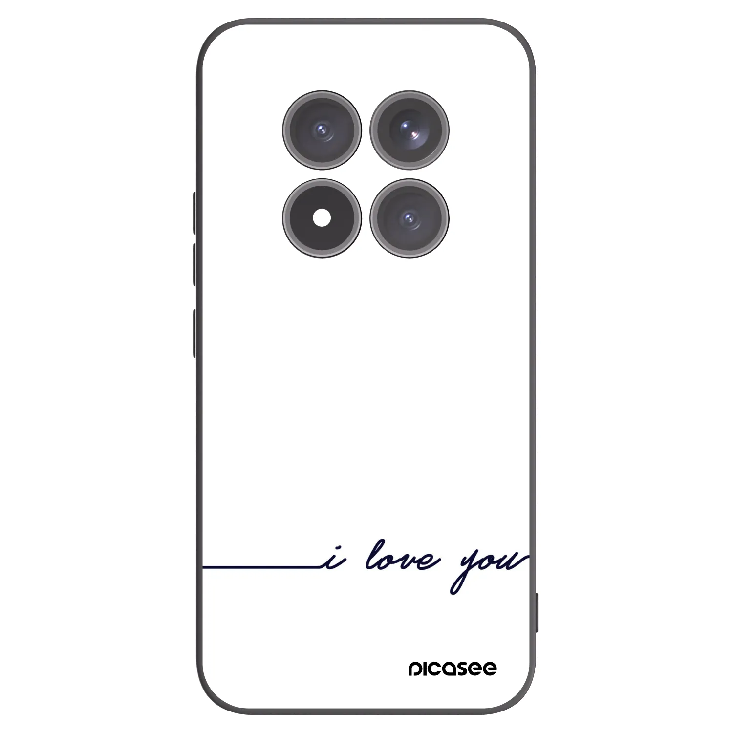 Picasee husă neagră din silicon pentru Xiaomi Redmi Note 15 Pro+ - I love you