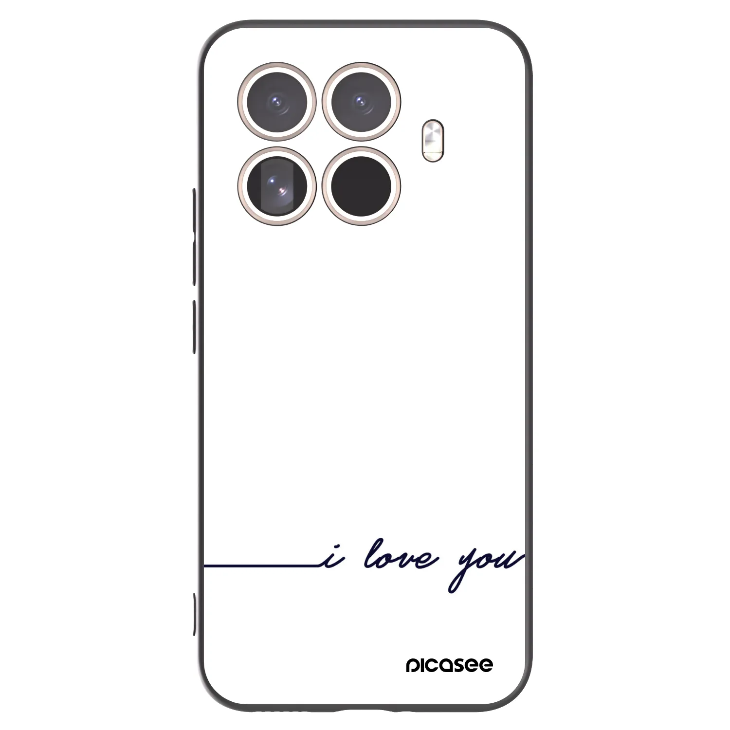 Picasee husă neagră din silicon pentru Xiaomi 15T Pro - I love you