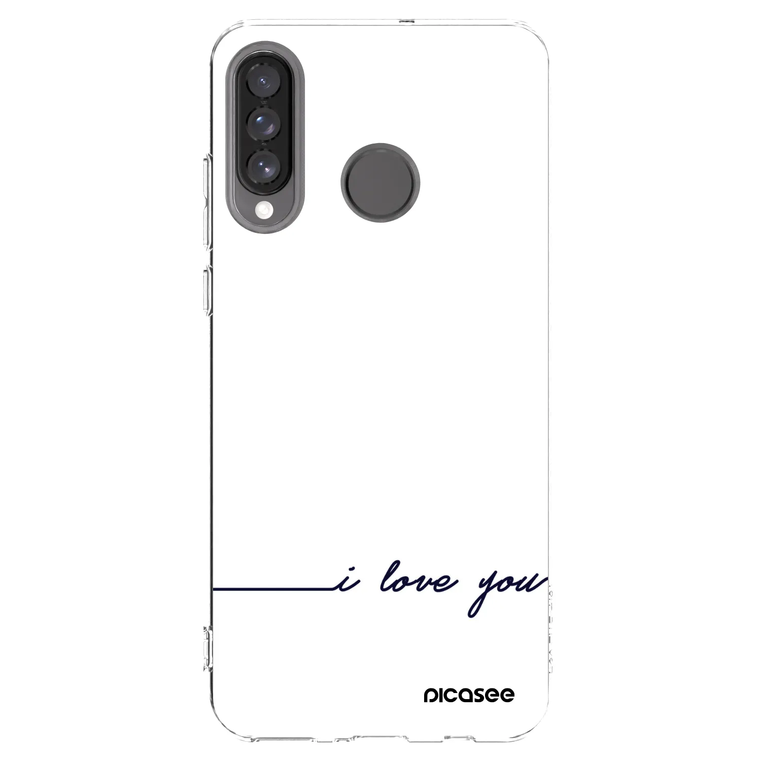 Picasee husă transparentă din silicon pentru Huawei P30 Lite - I love you