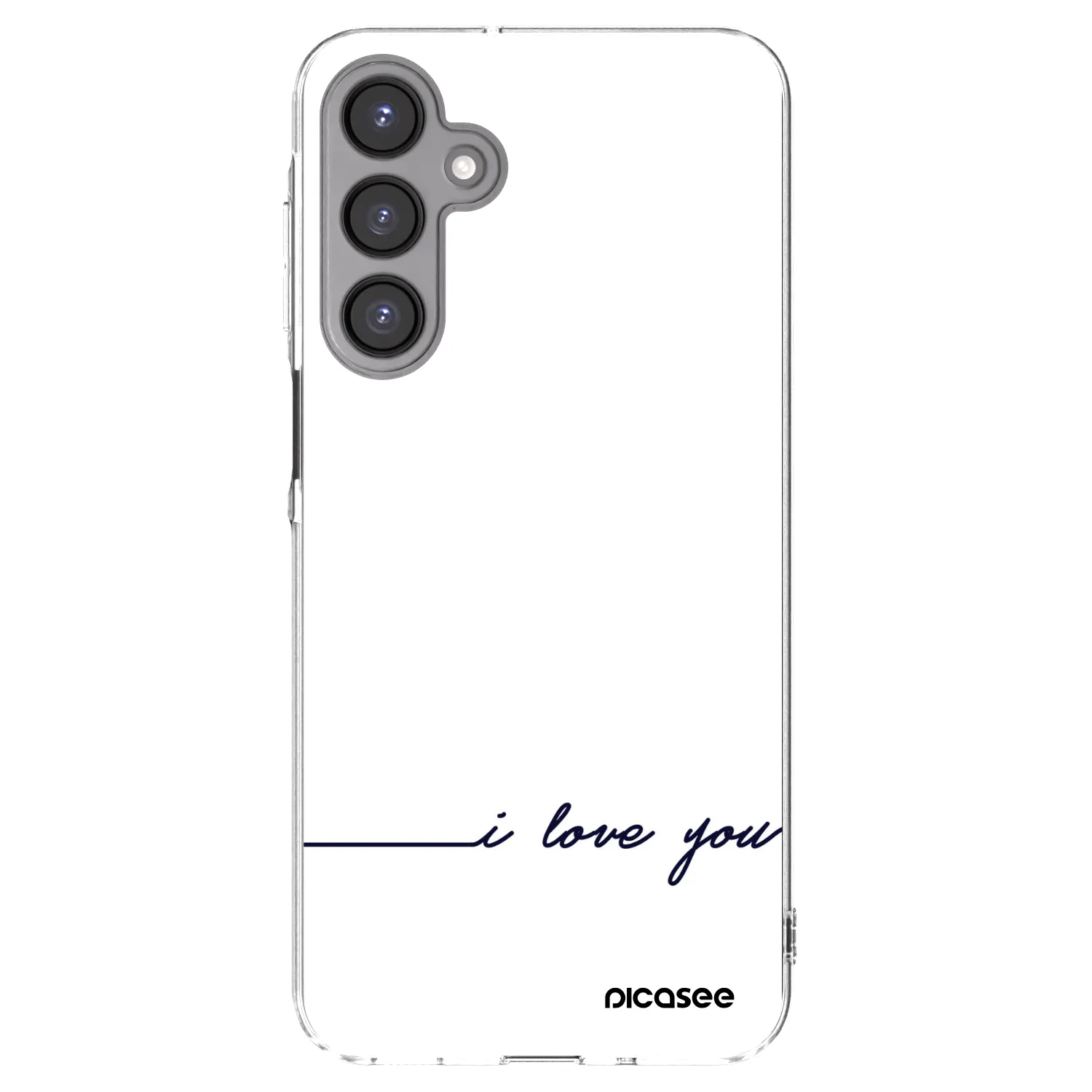 Picasee husă transparentă din silicon pentru Samsung Galaxy A16 4G - I love you