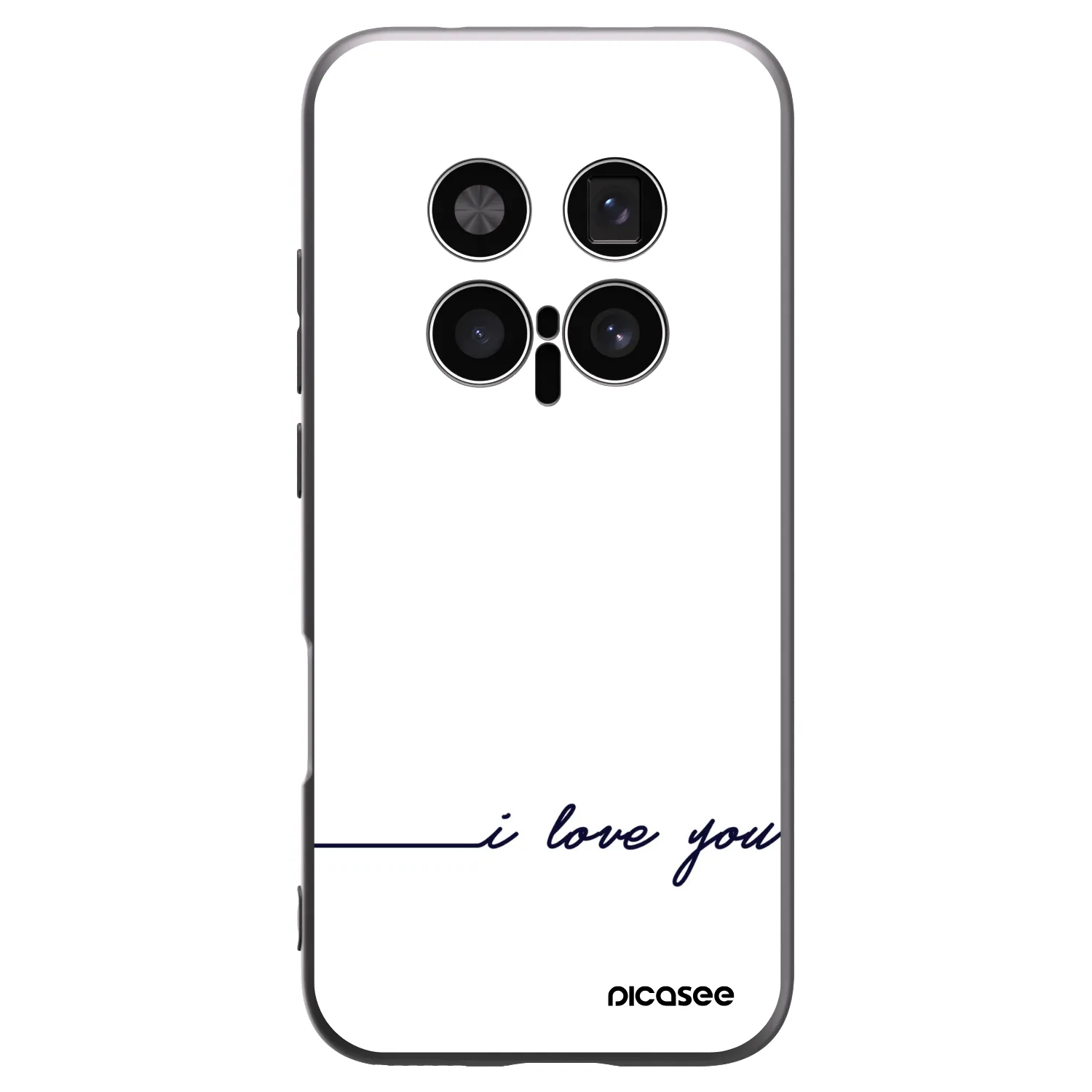 Picasee husă neagră din silicon pentru Honor Magic8 Pro 5G - I love you