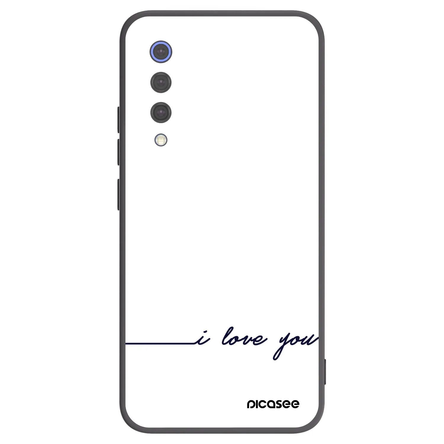Picasee husă neagră din silicon pentru Xiaomi Mi 9 SE - I love you