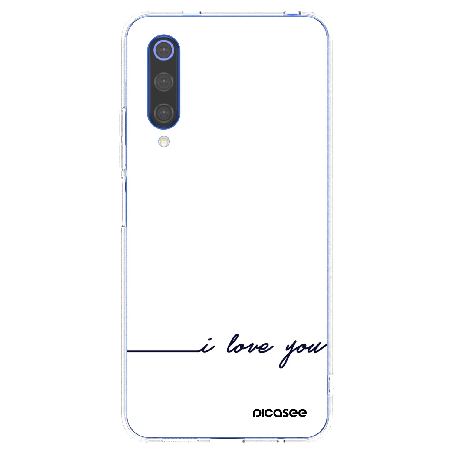 Picasee husă transparentă din silicon pentru Xiaomi Mi 9 SE - I love you