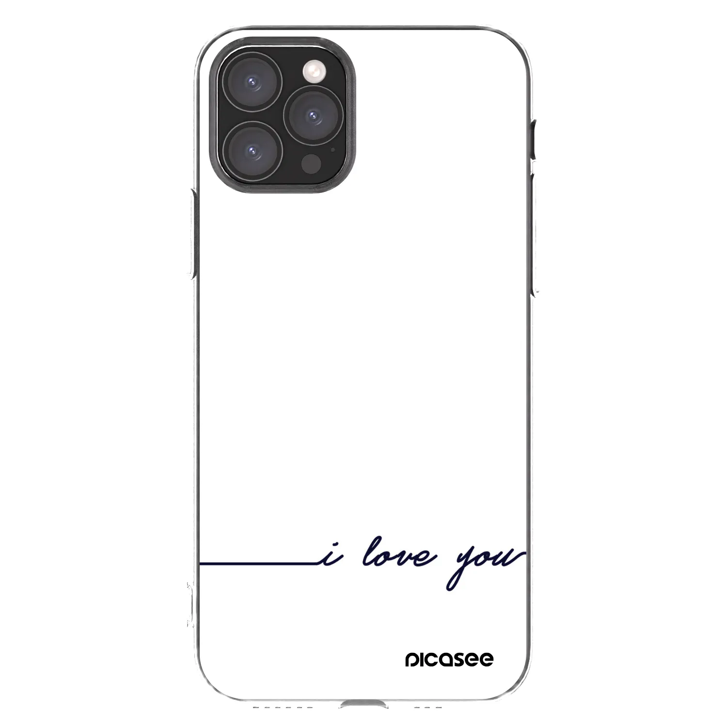 Picasee husă transparentă din silicon pentru Apple iPhone 11 Pro - I love you