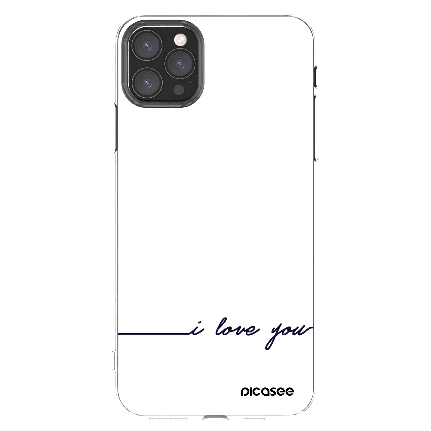 Picasee husă transparentă din silicon pentru Apple iPhone 11 Pro Max - I love you