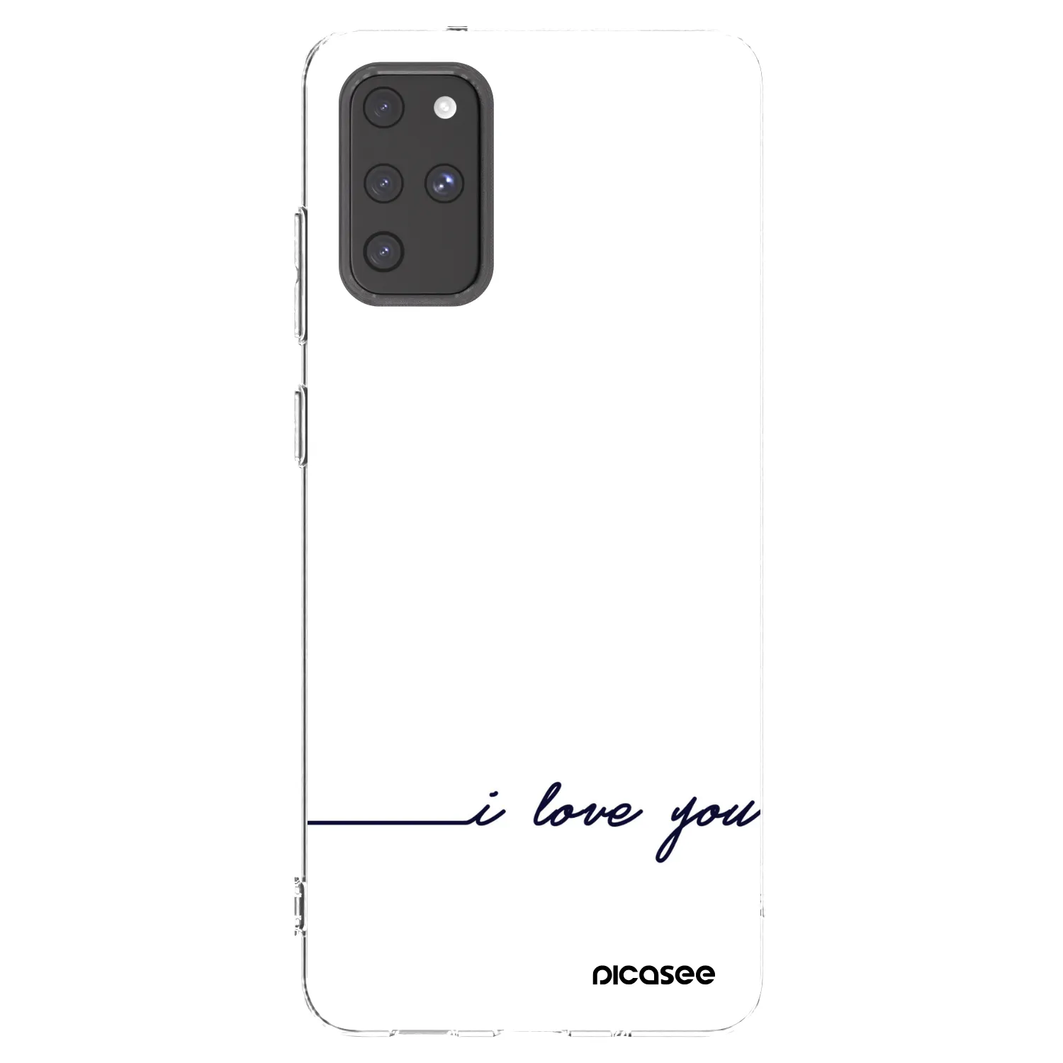 Picasee husă transparentă din silicon pentru Samsung Galaxy S20+ G985F - I love you