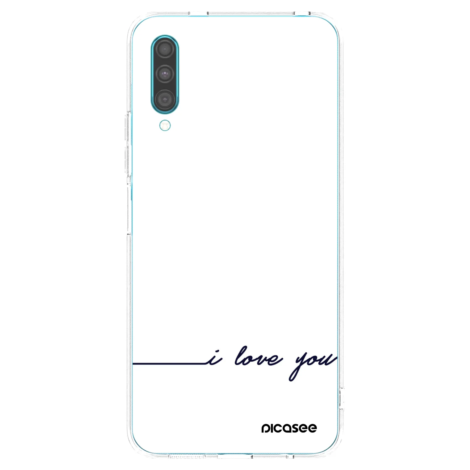 Picasee husă transparentă din silicon pentru Samsung Galaxy A30s A307F - I love you