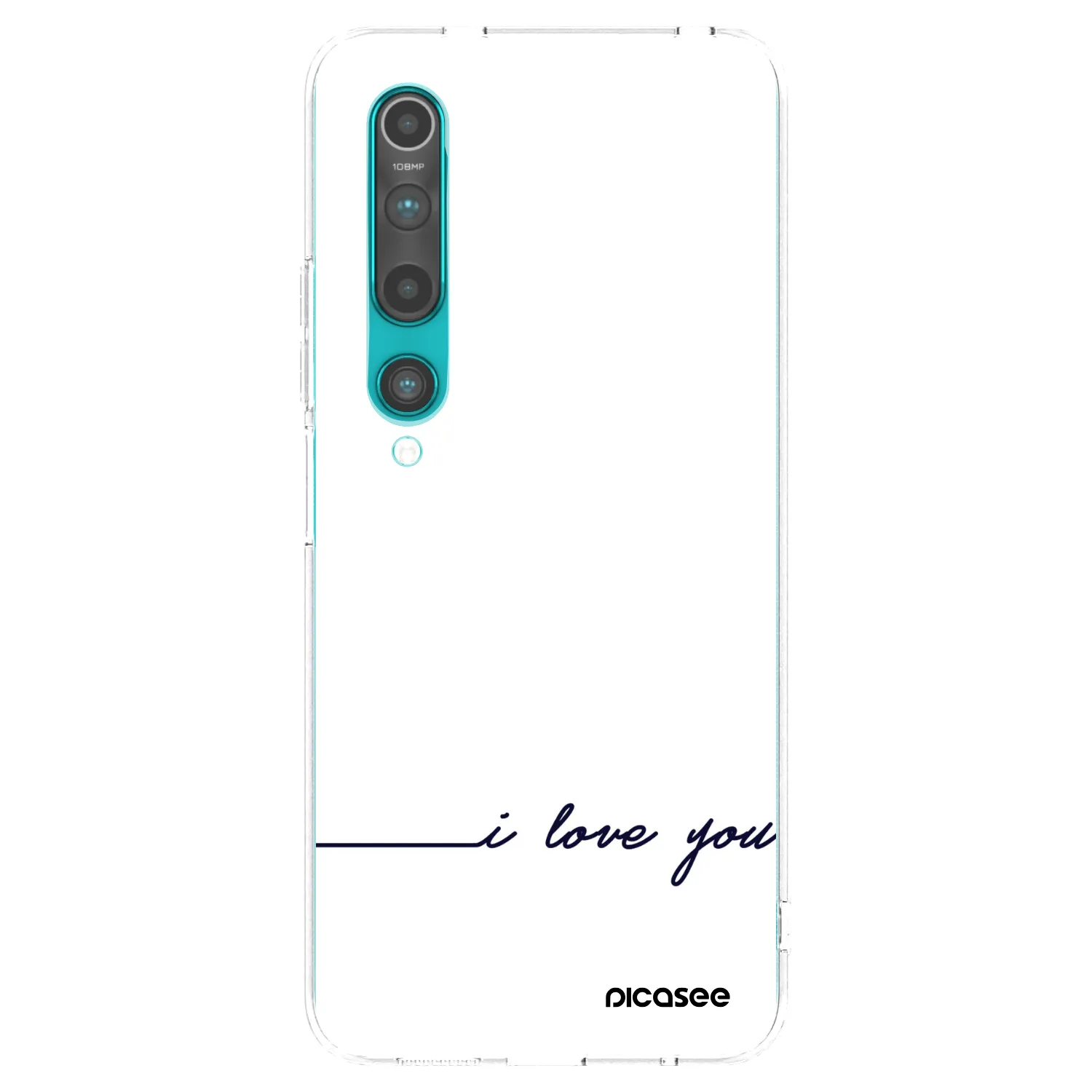 Picasee husă transparentă din silicon pentru Xiaomi Mi 10 - I love you