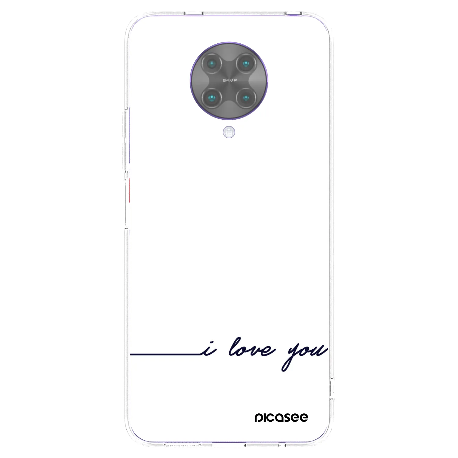 Picasee husă transparentă din silicon pentru Xiaomi Poco F2 Pro - I love you