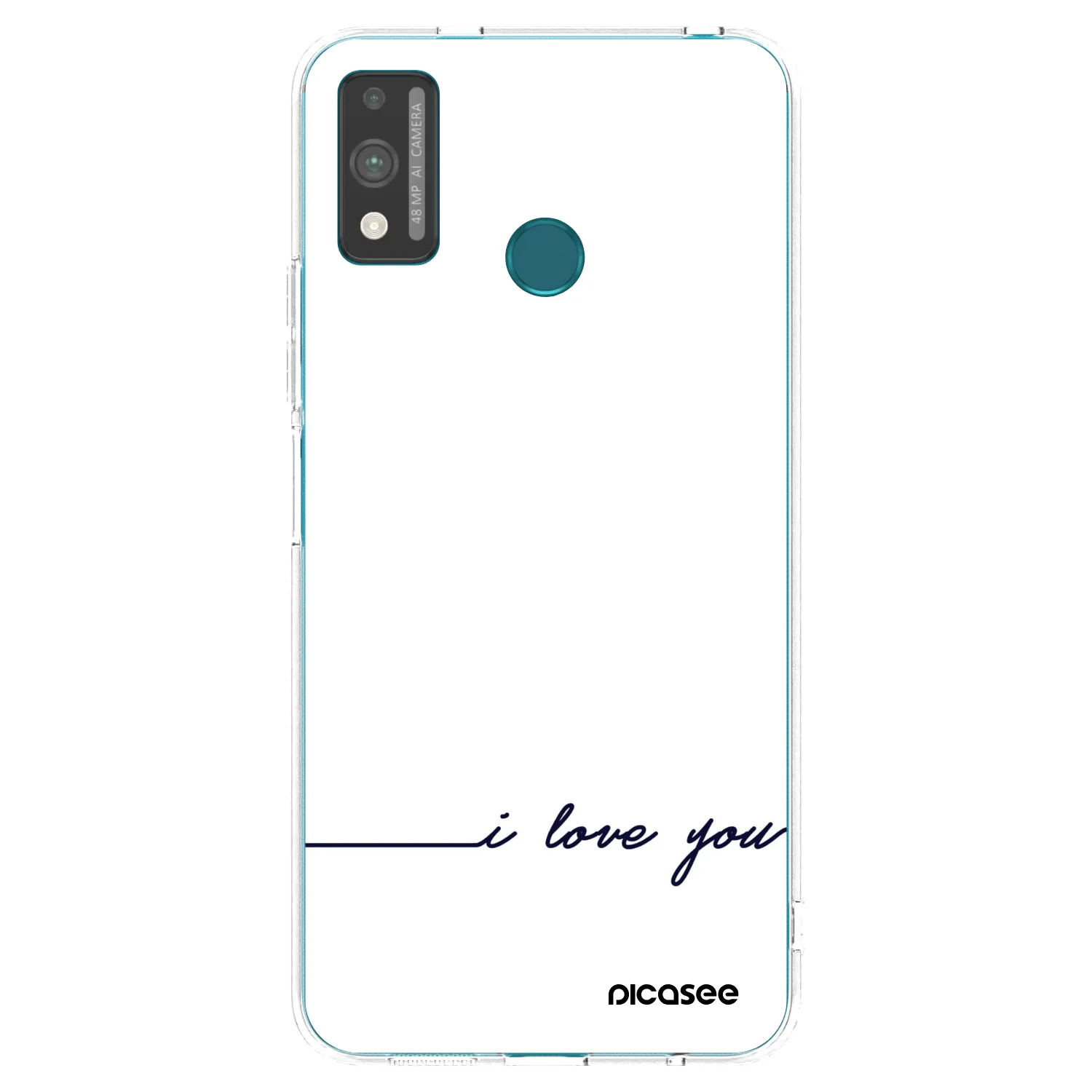 Picasee husă transparentă din silicon pentru Honor 9X Lite - I love you