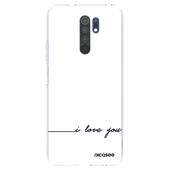 Picasee husă transparentă din silicon pentru Xiaomi Redmi 9 - I love you
