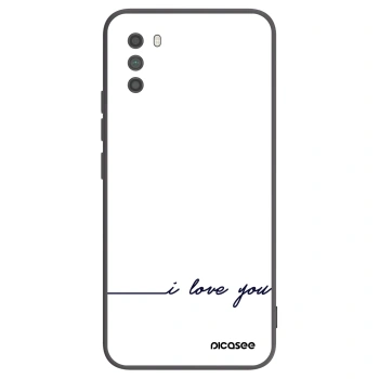 Picasee husă neagră din silicon pentru Xiaomi Poco M3 - I love you