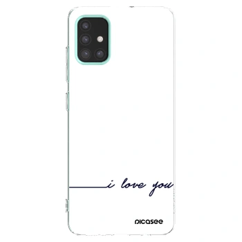 Picasee husă transparentă din silicon pentru Samsung Galaxy M31s - I love you