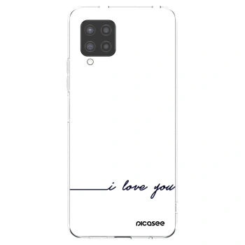 Picasee husă transparentă din silicon pentru Samsung Galaxy A42 A426B - I love you