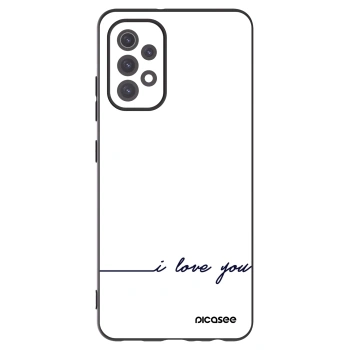 Picasee husă neagră din silicon pentru Samsung Galaxy A32 5G A326B - I love you