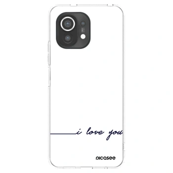 Picasee husă transparentă din silicon pentru Xiaomi Mi 11 - I love you