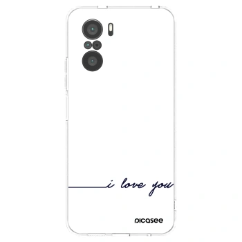 Picasee husă transparentă din silicon pentru Xiaomi Poco F3 - I love you