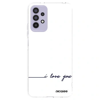 Picasee husă transparentă din silicon pentru Samsung Galaxy A32 4G SM-A325F - I love you