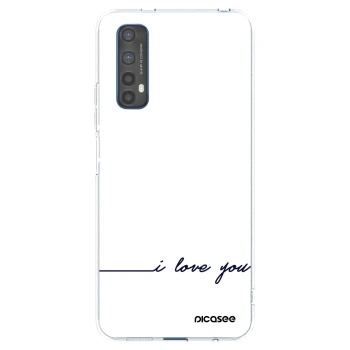 Picasee husă transparentă din silicon pentru Realme 7 - I love you