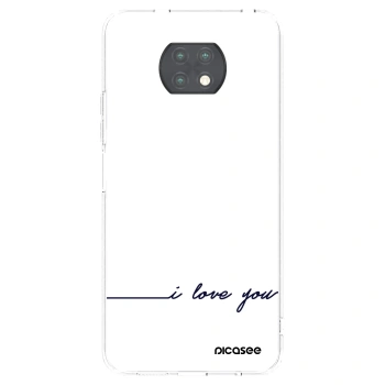 Picasee husă transparentă din silicon pentru Xiaomi Redmi Note 9T - I love you