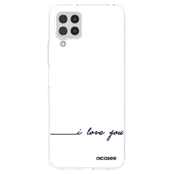 Picasee husă transparentă din silicon pentru Samsung Galaxy A22 A225F 4G - I love you