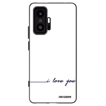 Picasee husă neagră din silicon pentru Xiaomi 11T - I love you