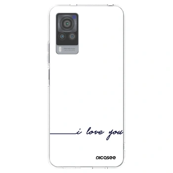 Picasee husă transparentă din silicon pentru Vivo X60 Pro 5G - I love you