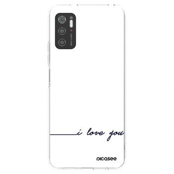 Picasee husă transparentă din silicon pentru Xiaomi Poco M3 Pro 5G - I love you