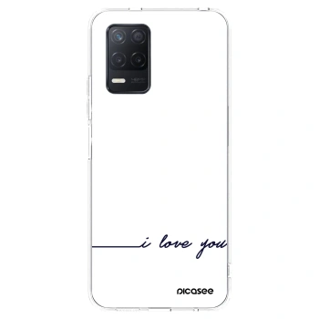 Picasee husă transparentă din silicon pentru Realme 8 5G - I love you