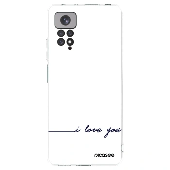 Picasee husă transparentă din silicon pentru Xiaomi Redmi Note 11 - I love you