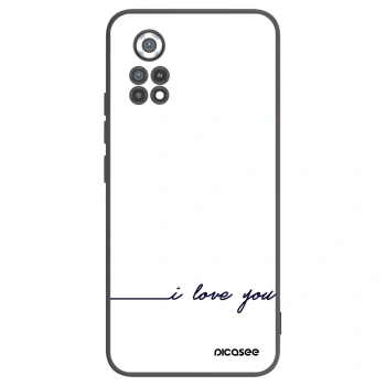 Picasee husă neagră din silicon pentru Xiaomi Poco X4 Pro 5G - I love you