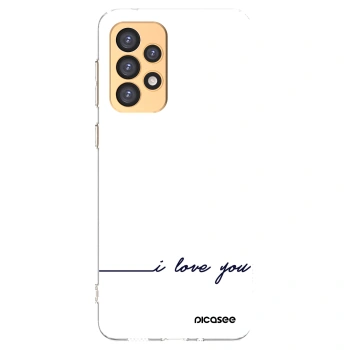 Picasee husă transparentă din silicon pentru Samsung Galaxy A33 5G A336 - I love you