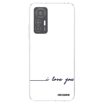 Picasee husă transparentă din silicon pentru Xiaomi 12 Lite - I love you