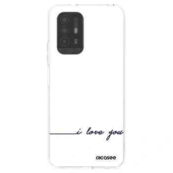 Picasee husă transparentă din silicon pentru OPPO A94 5G - I love you