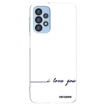 Picasee husă transparentă din silicon pentru Samsung Galaxy A23 A235F 4G - I love you