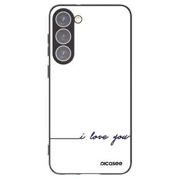 Picasee husă neagră din silicon pentru Samsung Galaxy S23+ 5G - I love you