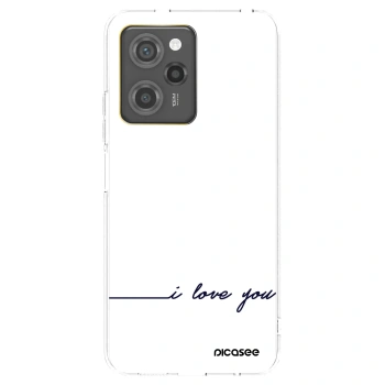 Picasee husă transparentă din silicon pentru Xiaomi Poco X5 Pro - I love you