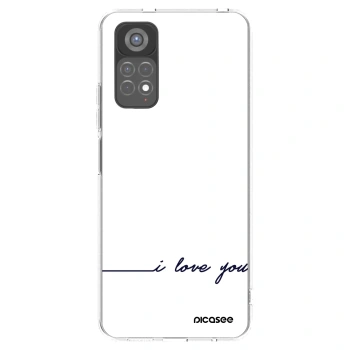 Picasee husă transparentă din silicon pentru Xiaomi Redmi Note 11S 5G - I love you