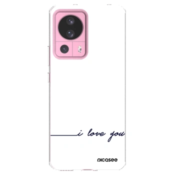 Picasee husă transparentă din silicon pentru Xiaomi 13 Lite - I love you