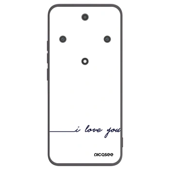 Picasee husă neagră din silicon pentru Honor Magic5 Lite 5G - I love you
