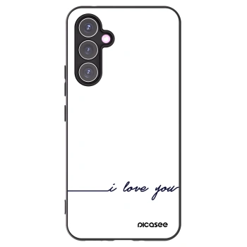 Picasee husă neagră din silicon pentru Samsung Galaxy A54 5G A546B - I love you