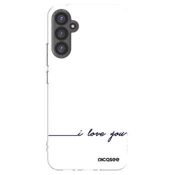 Picasee husă transparentă din silicon pentru Samsung Galaxy A34 5G A346B - I love you