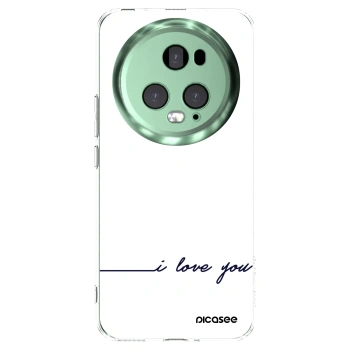 Picasee husă transparentă din silicon pentru Honor Magic5 Pro - I love you