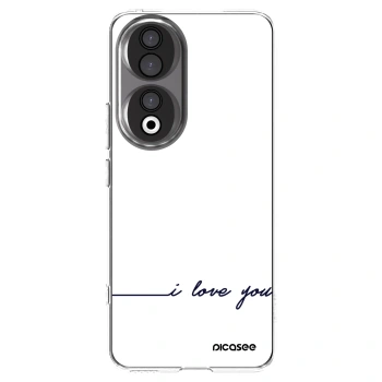 Picasee husă transparentă din silicon pentru Honor 90 5G - I love you