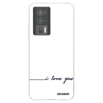Picasee husă transparentă din silicon pentru Xiaomi Poco F5 Pro 5G - I love you