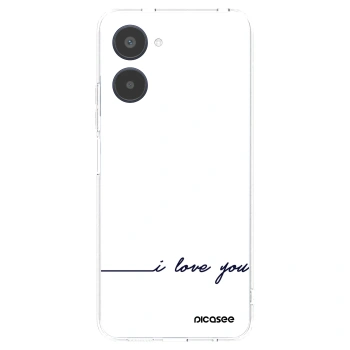Picasee husă transparentă din silicon pentru Realme 10 4G - I love you