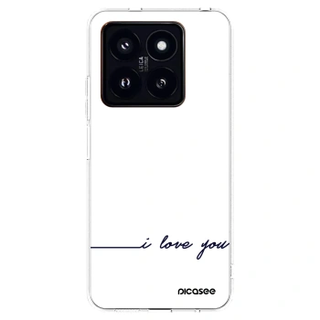 Picasee husă transparentă din silicon pentru Xiaomi 14 Pro - I love you